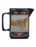 A bottle of Seagram Grand National 1990 /"Mr. Frisk" Water Jug