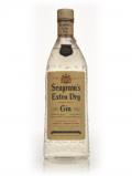 A bottle of Seagram's Extra Dry Gin - 1960s