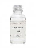 A bottle of Snow Leopard Vodka Sample