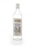A bottle of Soho Old London Dry Gin - 1970s