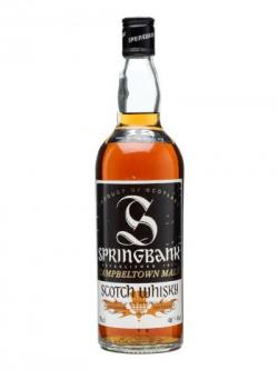 Springbank 12 Year Old / Bot.1970s Campbeltown Whisky