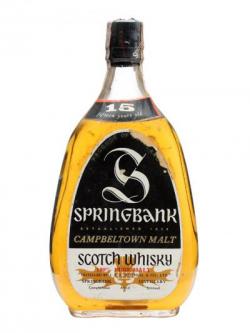 Springbank 15 Year Old / Bot.1970s Campbeltown Whisky