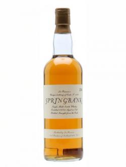 Springbank 1964 / La Reserve Campbeltown Single Malt Scotch Whisky