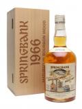 A bottle of Springbank 1966 / Local Barley / Cask #476