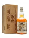 A bottle of Springbank 1966 / Local Barley / Cask #480 Campbeltown Whisky