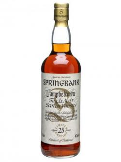 Springbank 25 Year Old / Millennium Set