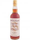 A bottle of Springbank 30 Year Old / Millennium Set Campbeltown Whisky