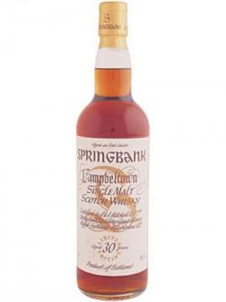 Springbank 30 Year Old / Millennium Set Campbeltown Whisky