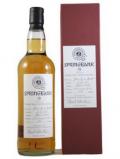 A bottle of Springbank Society 9 Year Old Rum Cask
