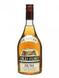A bottle of St Lucia Old Fort Reserve Rum / Bot.1980s