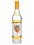 A bottle of Stolichnaya Sticki Vodka / Honey / 37.5% / 70cl