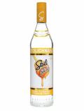 A bottle of Stolichnaya Sticki Vodka / Honey / 37.5% / 70cl