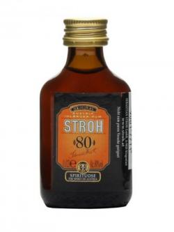 Stroh'80' Austrian Rum Miniature / Tiny Bottle