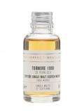 A bottle of Tormore 1988 Sample / 28 Year Old / Single Malts of Scotland Speyside Whisky