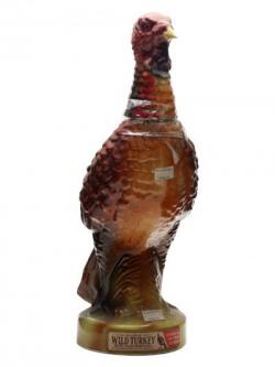 Wild Turkey 8 Year Old Marroon Head Turkey / Empty Decanter