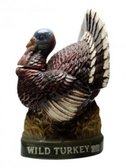 Wild Turkey 8 Year Old Spread Tail Turkey / Empty Decanter