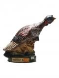 A bottle of Wild Turkey 8 Year Old White Tail Turkey / Empty Decanter