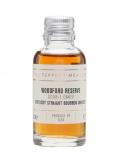 A bottle of Woodford Reserve Double Oaked Sample Kentucky Straight Bourbon Whiskey