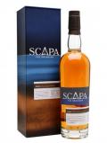 A bottle of Scapa Glansa Island Single Malt Scotch Whisky