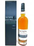 A bottle of Scapa The Orcadian Single Malt 16 Year Old