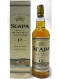 A bottle of Scapa The Orcadian Single Malt Old Style 12 Year Old