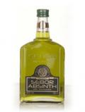A bottle of Sebor Absinth