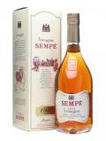 A bottle of Sempé Fine Armagnac