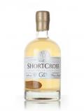 A bottle of Shortcross Gin Small Batch Cask Aged
