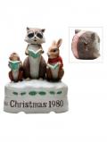 A bottle of Ski Country Woodland Trio Musical Decanter