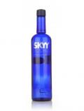 A bottle of Skyy Premium Vodka