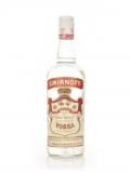 A bottle of Smirnoff - 1980s