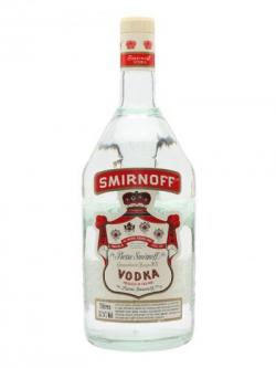 Smirnoff Red Label Vodka / Bot.1980s / Large Bottle