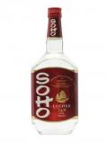 A bottle of Soho Lychee Liqueur / Old Presentation