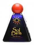 A bottle of Sol Dios Anejo Tequila