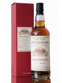 Springbank, Claret Wood, Private Bottling, Christmas 2007