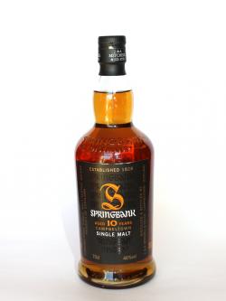 Springbank 10 year Front side