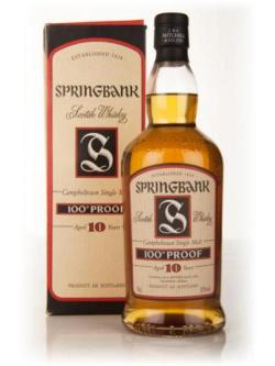 Springbank 10 Year Old 100 Proof (Old Edition)