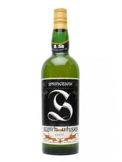 Springbank 12 Year Old / Bot. 1970's Campbeltown Whisky