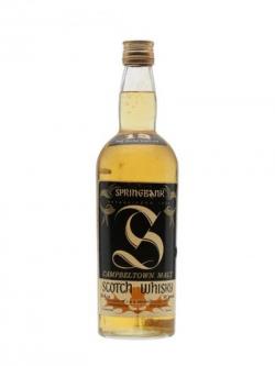 Springbank 12 Year Old / Bot.1970s Campbeltown Whisky
