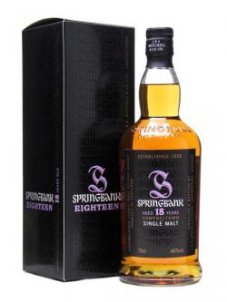 Springbank 18 Year Old Campbeltown Single Malt Scotch Whisky