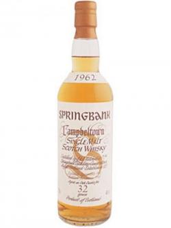 Springbank 1962 / 32 Year Old / White Label Campbeltown Whisky