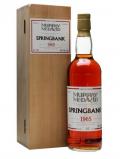 A bottle of Springbank 1965 / Sherry Cask #2139 Campbeltown Whisky