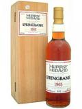 A bottle of Springbank 1965 / Sherry Cask Campbeltown Single Malt Scotch Whisky