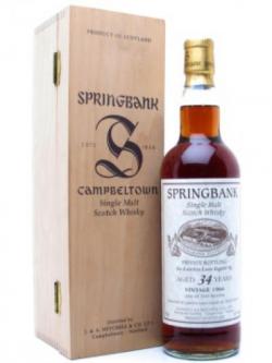 Springbank 1966 / 34 Year Old / Sherry Cask Campbeltown Whisky