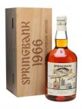 A bottle of Springbank 1966 / Local Barley / Cask #504 Campbeltown Whisky