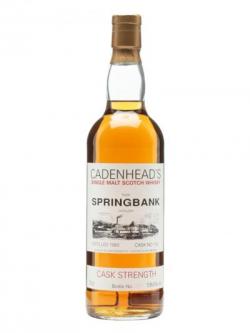 Springbank 1980 / Cadenhead's Campbeltown Single Malt Scotch Whisky