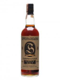 Springbank 21 Year Old / Sherry Cask / Bot.1990s Campbeltown Whisky