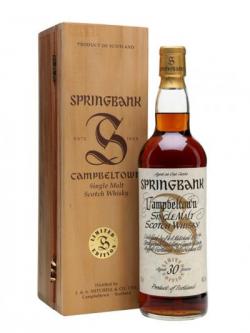 Springbank 30 Year Old / Millennium Set Campbeltown Whisky