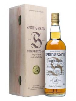 Springbank 45 Year Old / Millennium Set Campbeltown Whisky
