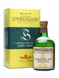 A bottle of Springbank 8 Year Old / Japanese Market Campbeltown Whisky